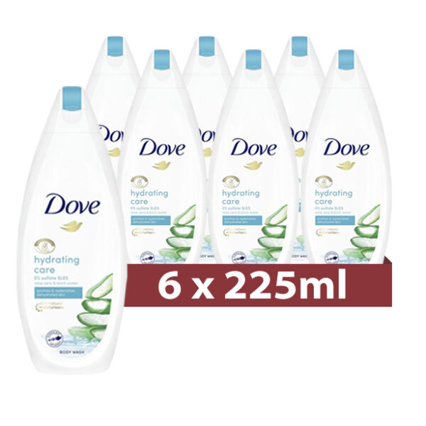 Dove Douchecrème Hydrating Care 6 x 225ml