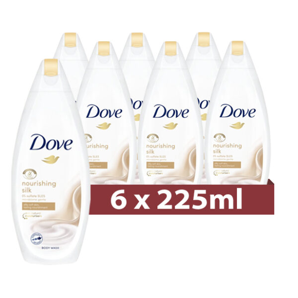 Dove Douchecrème Nourishing Silk 6 x 225ml