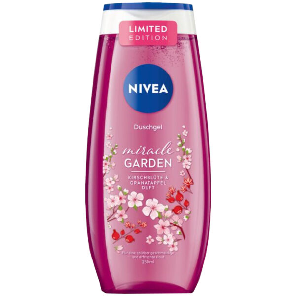 Nivea Douchegel Miracle Garden Kersenbloesem & Granaatappel 250ml