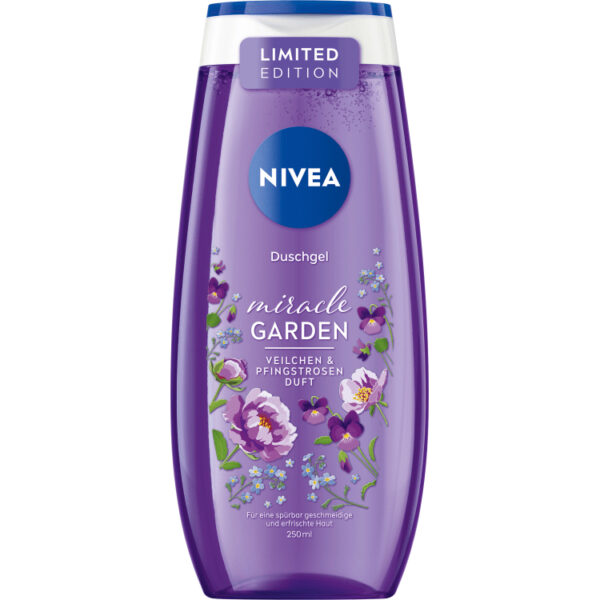 Nivea Douchegel Miracle Garden Viooltjes & Pioenrozen 250ml