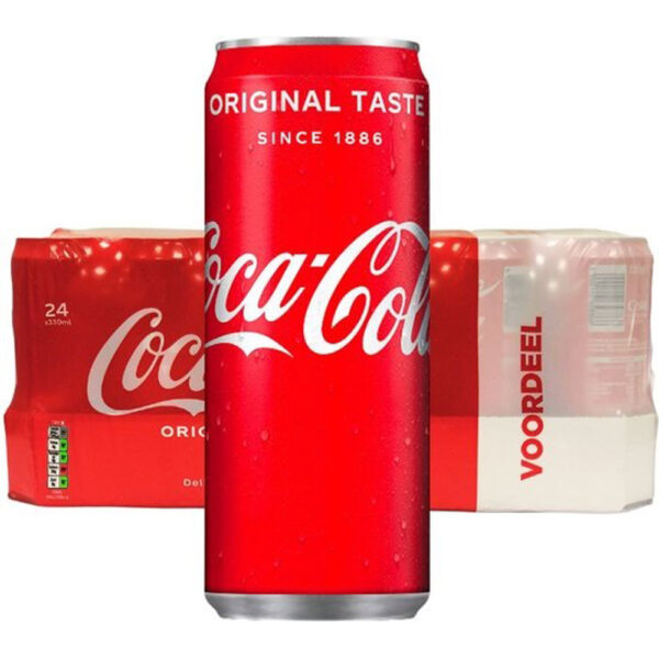 Coca Cola Original BE/FR 24 x 33cl Sleek - Afbeelding 2