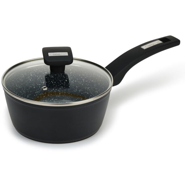 CosyChef Steelpan Met Glazen Deksel D18cm - Afbeelding 2