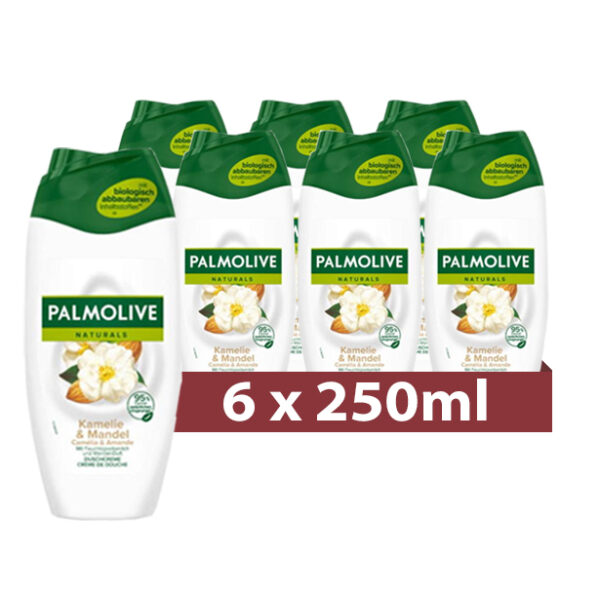 Palmolive Douchegel Camelia & Amandel 6 x 250ml - Voordeelverpakking
