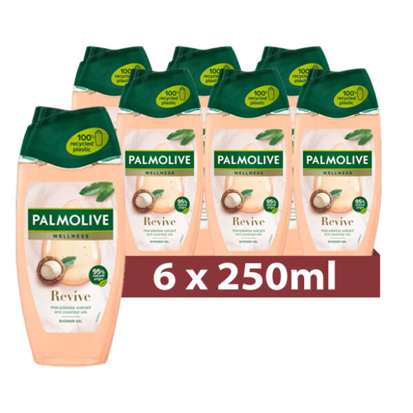 Palmolive Douchegel Revive 6 x 250ml - Voordeelverpakking