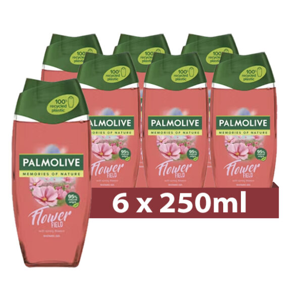 Palmolive Douchegel Flower Field 6 x 250ml - Voordeelverpakking