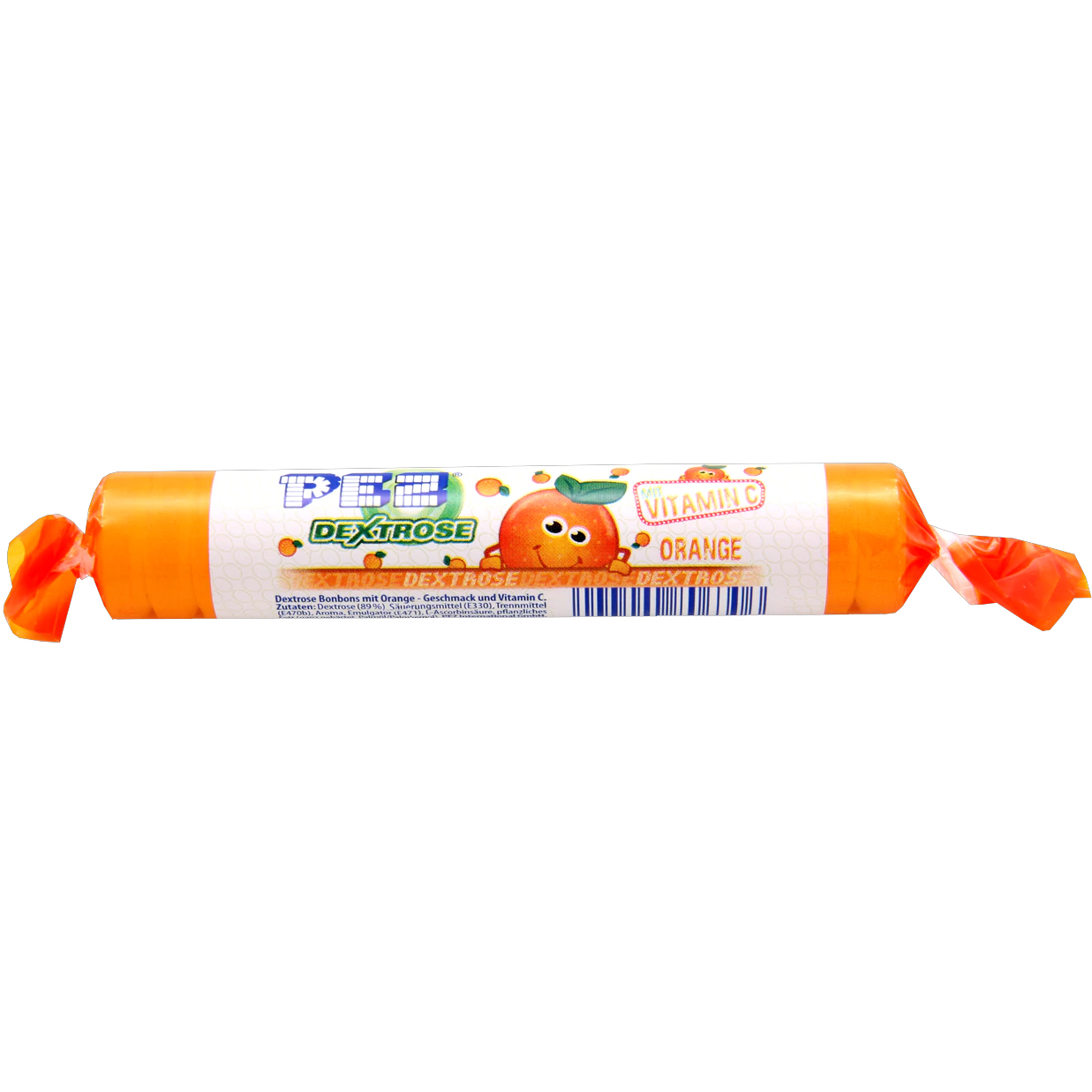 PEZ Druivensuikerrol Orange 39g