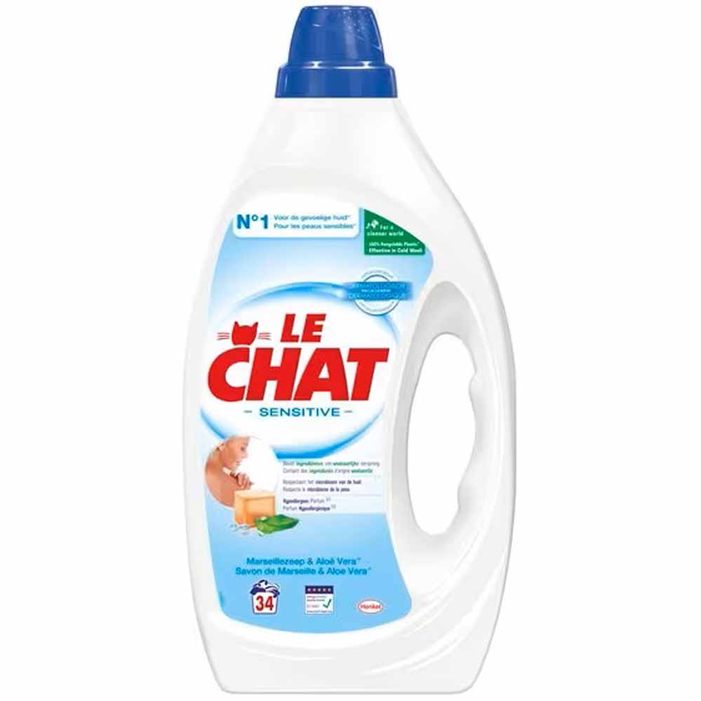 Le Chat Wasmiddel Sensitive Marseille & Aloe Vera 33wasb./1.485L