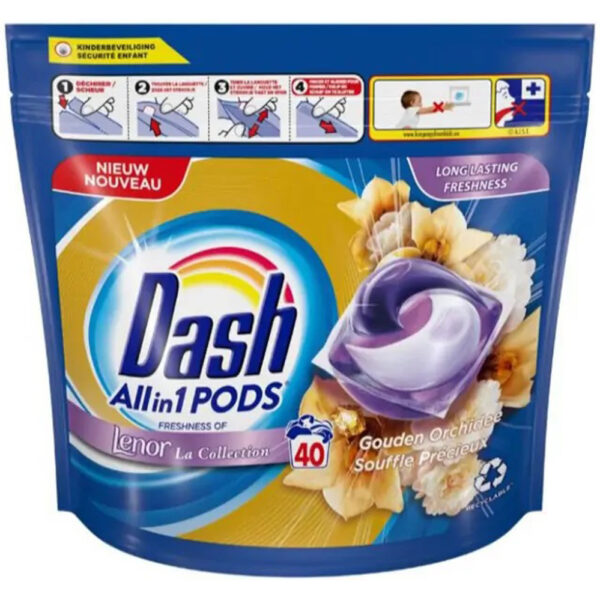 Dash All-in-1 Pods Gouden Orchidee 40wasb.