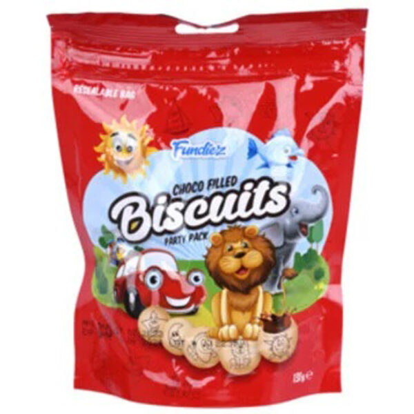 Fundiez Mini Koekjes Gevuld Met Chocolade 131g