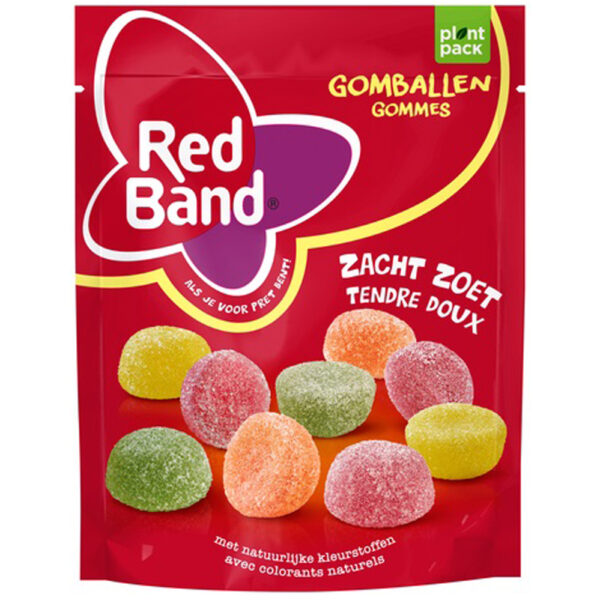 Red Band Snoepjes Zacht Zoet Gomballen 220gr