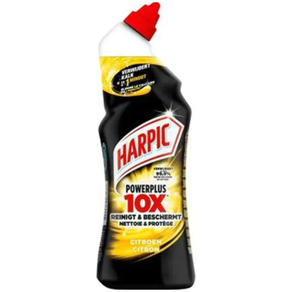 Harpic WC Gel Powerplus 10X - Reinigt & Beschermt - Citroen 750ml - Afbeelding 2