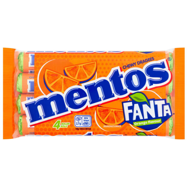 Mentos Dragees Fanta 4 x 37,5gr