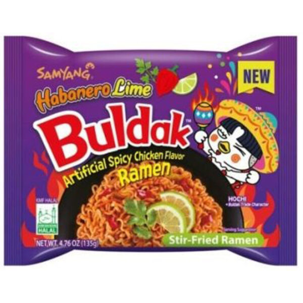 SamYang Noodles Hot Chicken "Habanero Lime" 135g
