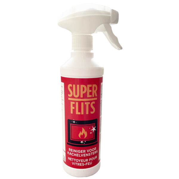 Chemiekor Super Flits - Professionele Reiniger Voor Kachelvensters - Spray 500ml