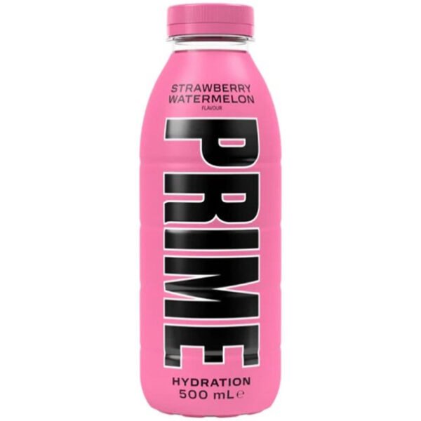 Prime Hydration Strawberry Watermelon - 500ml - PET fles - Sportdrank