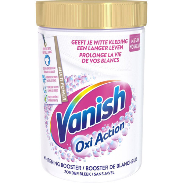 Vanish Oxi Action Whitening Booster - Hersteld Wit - Verwijdert Vlekken - Verwijdert Geuren - Perfecte Hygiëne 710gr