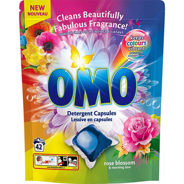 Omo Was Pods Roze bloesem & Ochtenddauw 42 wasb.