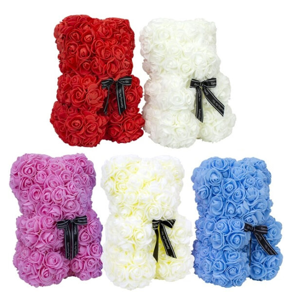 Rozenbeer Met Strik "Especially For You" 25cm