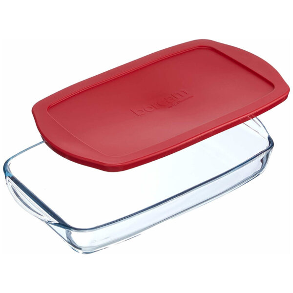 Ovenschaal “Borcam”- 33,6x19cm 1,95L – Met Deksel – Rechthoekig