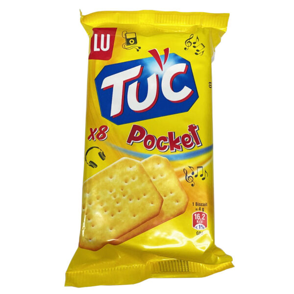 Tuc Original Zout Koekjes Pocket Size 6 x 32gr - Apart Verpakt - Display Verpakking - Afbeelding 2