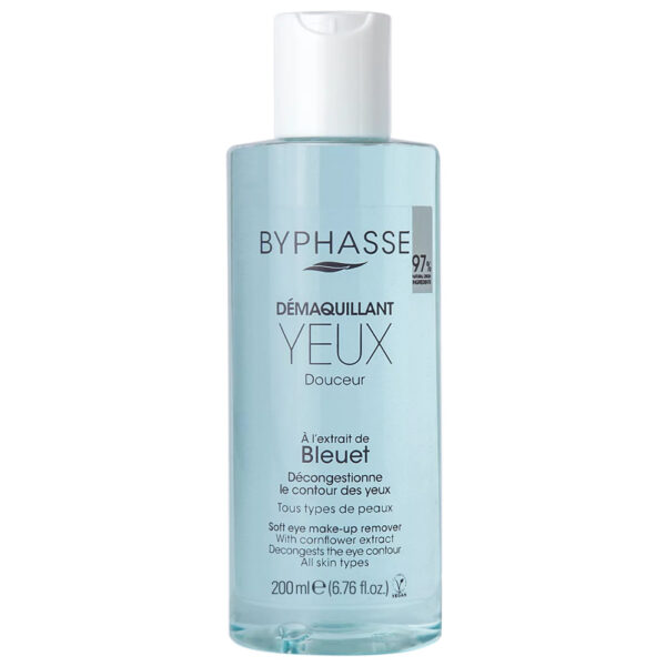 Byphasse Zachte Oogmake-up Remover/Verwijderaar Met Korenbloemextract - Alle Huidtypes 200ml