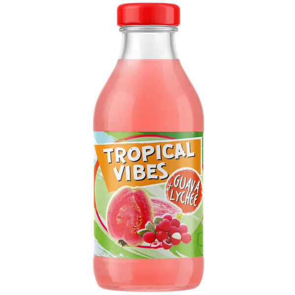 Tropical Vibes Guana & Lychee 300ml – Glazen Flesje – Niet Bruisend