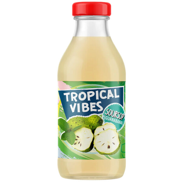 Tropical Vibes Guanabana 300ml – Glazen Flesje – Niet Bruisend