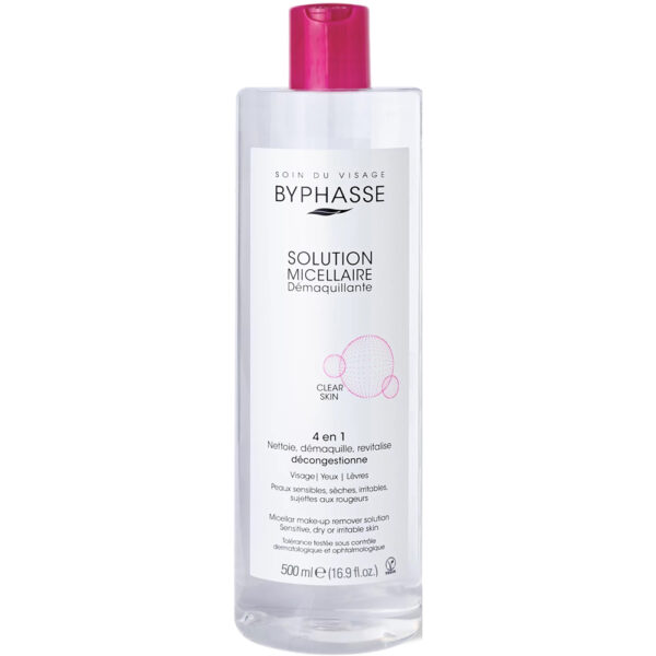 Byphasse Micellaire Make-Up Verwijderaar - Gevoelige Of Droge Huid 500ml