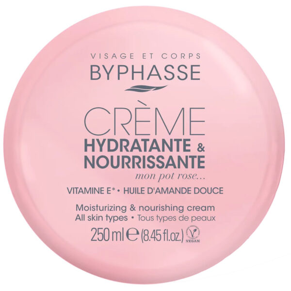 Byphasse Hydraterende & Voedende Crème Voor Lichaam & Gezicht 250ml