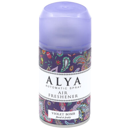Alya Luchtverfrisser Navulling Violet Bomb – Floral & Fruity – Automatic Spray 250ml