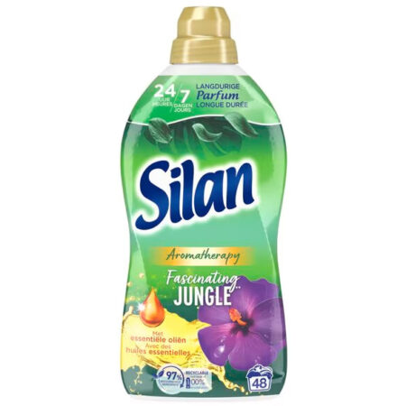 Silan Wasverzachter Aromatherapy - Fascinating Jungle - 48wasb./1,056L - Essentiële Oliën - Langdurige Parfum