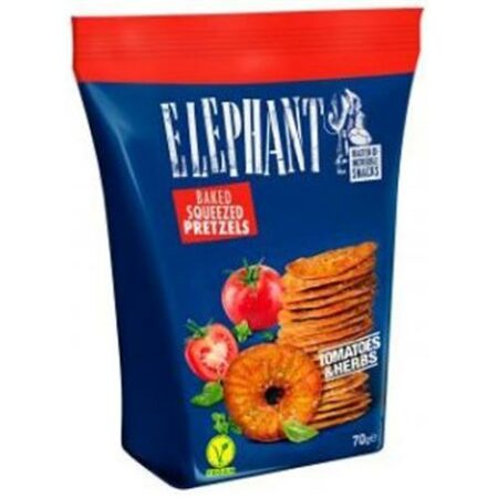 Elephant Pretzels "Tomatoes & Herbs" Vegan 160g