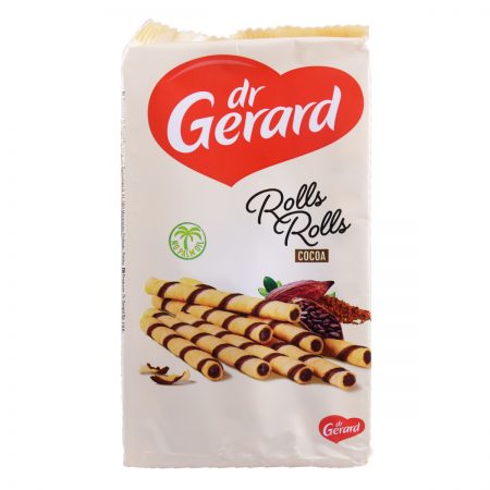 Dr Gerard Krokante Wafelrolletjes Met Cacao 144g