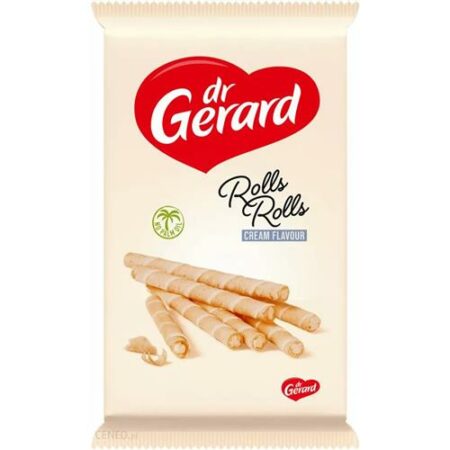 Dr Gerard Krokante Wafelrolletjes Roomsmaak 144gr.