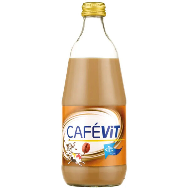 Vitalac Cafévit 500ml - Glazen Fles - Melk Met Koffiesmaak - Afbeelding 3