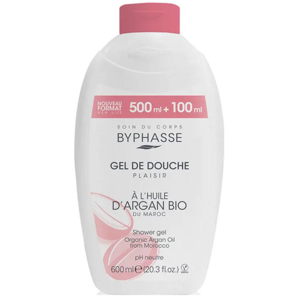 Byphasse Douchegel Met Biologische Argonolie 600ml - Afbeelding 2
