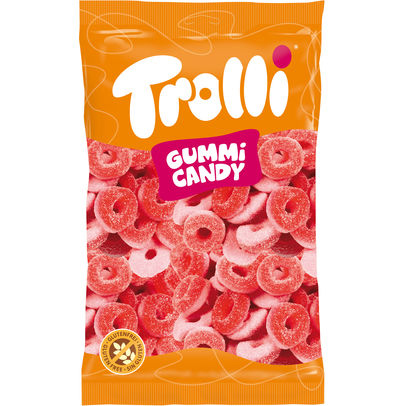 Trolli Snoepen Rode Ringen – Fruitringen Met Framboossmaak – Bulk Snoep