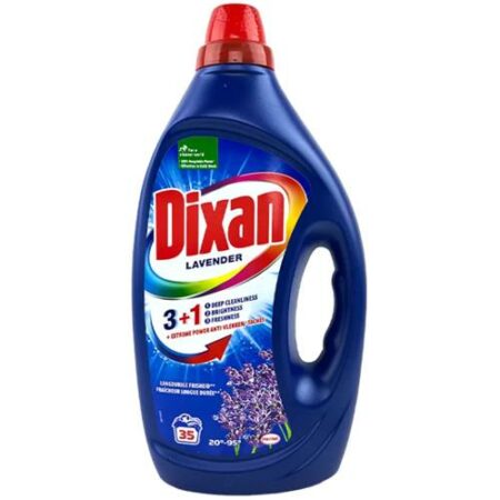 Dixan Vloeibaar Wasmiddel 3+1 Lavendel 35 wasb./1,75L