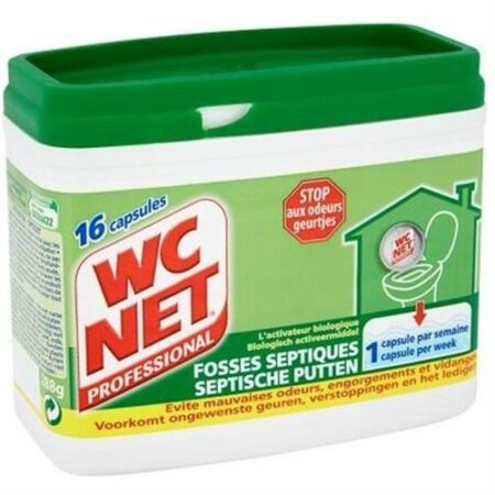 WC Net Capsules Voor Septische Putten 16 Caps - Voorkomt Ongewenste Geuren & Verstoppingen