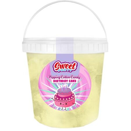 Sweet Party Suikerspin Brithday Cake 40g – Glutenvrije Suikerspin Birthday Cake Smaak