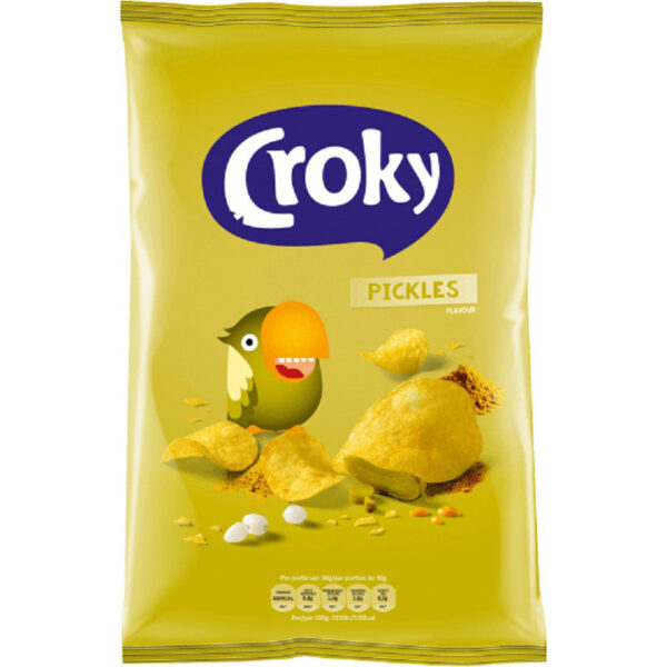 Croky Chips Pickles 100g - Afbeelding 2