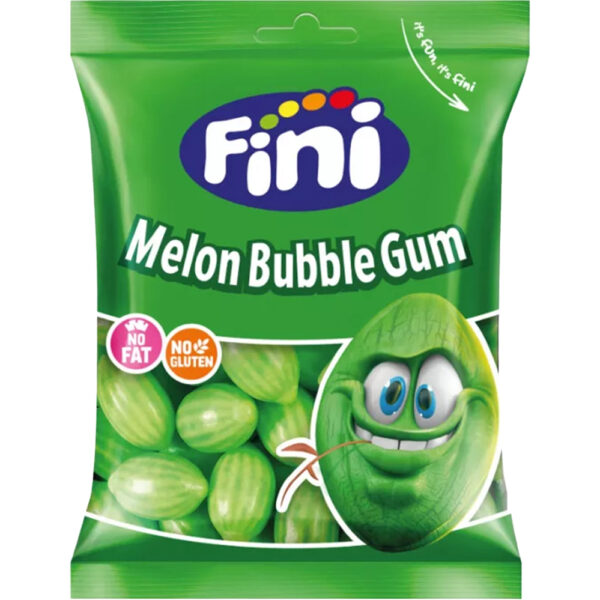 Fini Snoepzakje Meloen Bubblegum 90g - Glutenvrij - Halal 90g