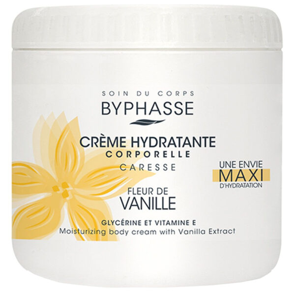 Byphasse Bodycrème Hydraterend 500ml – Met Vanille – Glycerine, Sheaboter & Vitamine E