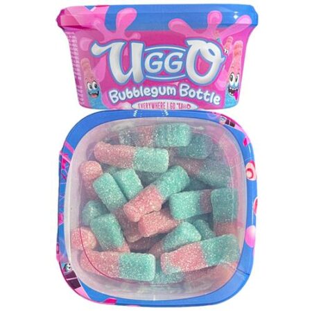 Uggo Snoep Bubblegum Bottle 200g