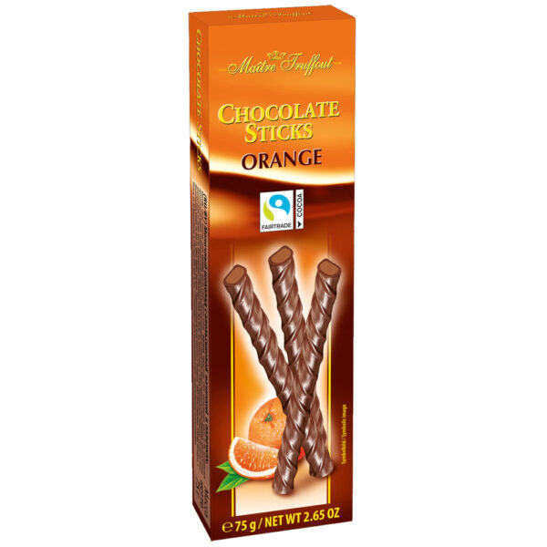 Maître Truffout Chocolade Sticks Orange 75g - Afbeelding 4