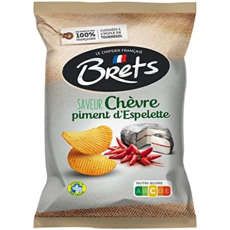 Brets Chips Geitenkaas & Espelettepeper 125gr