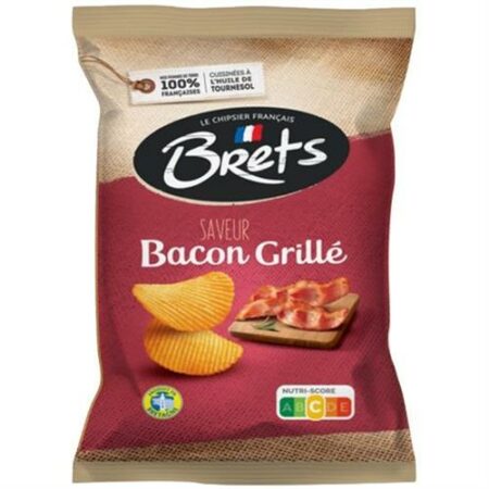 Brets Chips Gegrilde Bacon 125gr