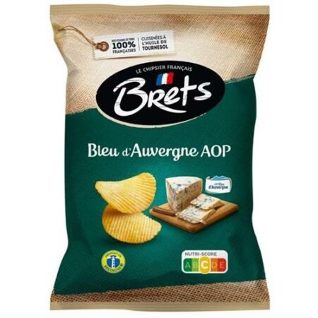 Brets Chips Auvergne AOP Blauwe Kaas 125g