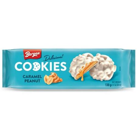 Bergen Cookies Caramel & Peanut 130g