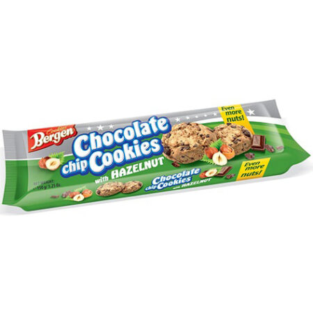 Bergen Chocolate Chip Cookies Hazelnoot 100g